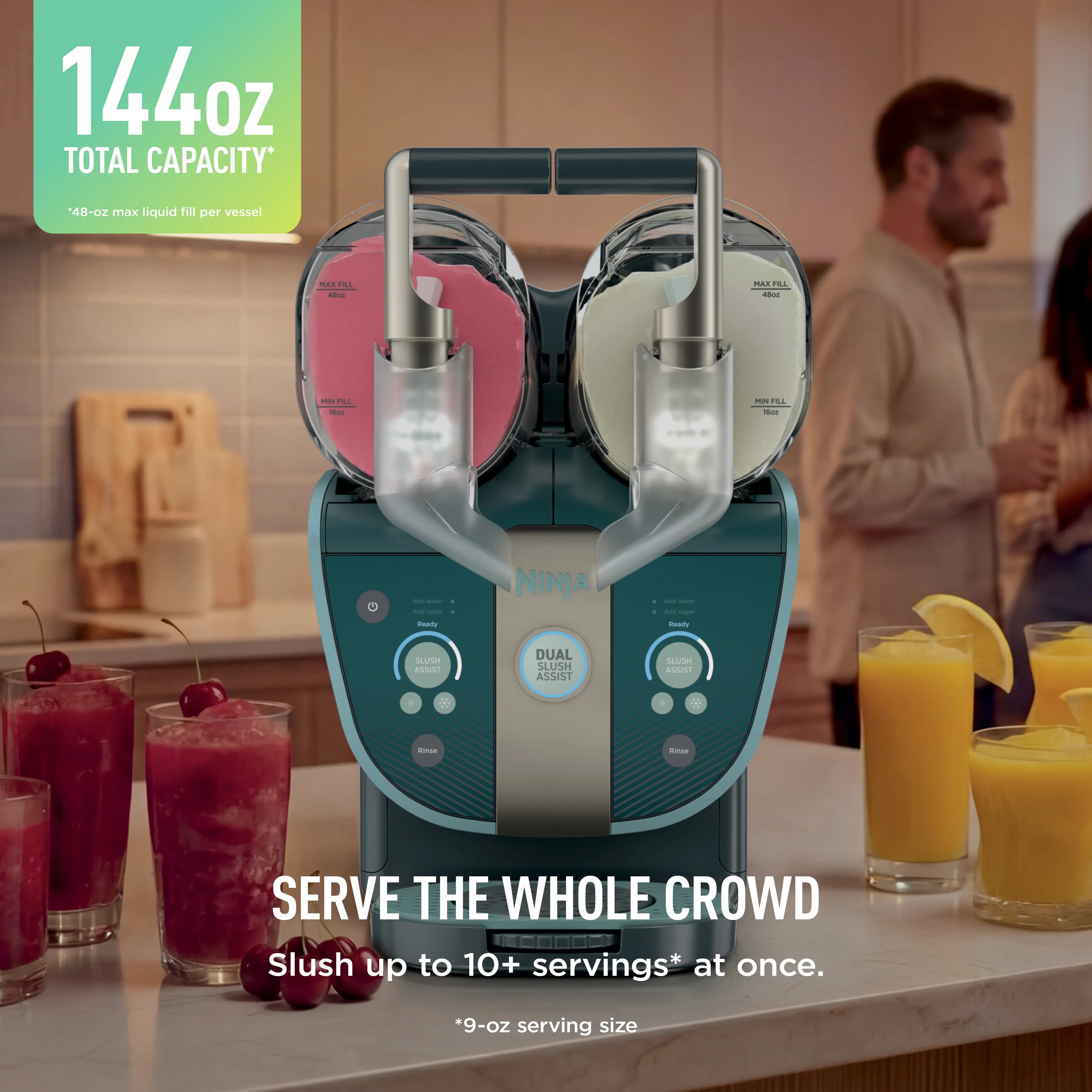 Dual-Flavor Frozen Drink & Slushie Machine