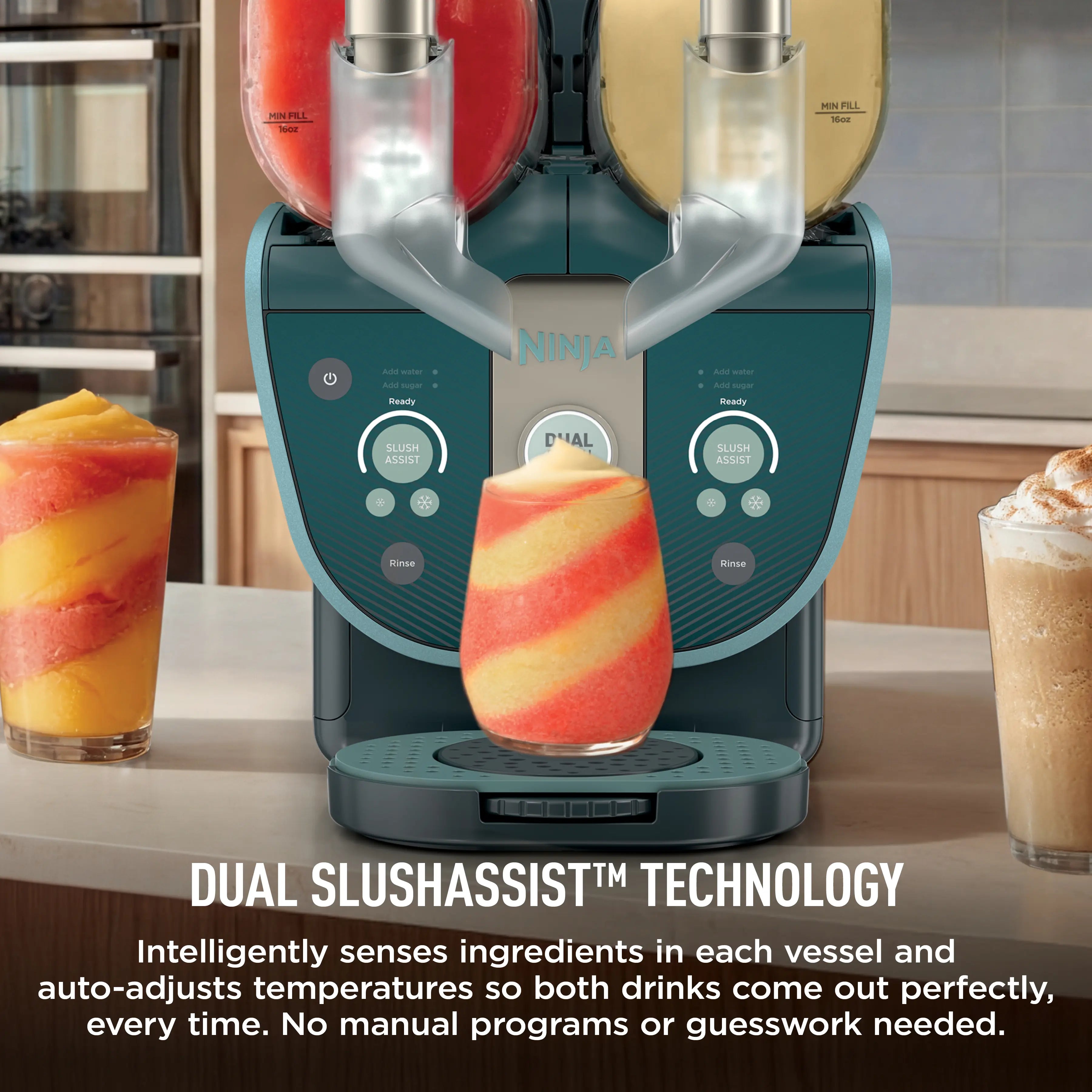 Dual-Flavor Frozen Drink & Slushie Machine