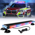 29.5" 56LED Magnetic Roof Top Strobe Light Bar – 12V-24V High-Visibility Warning Light for Work Vehicles