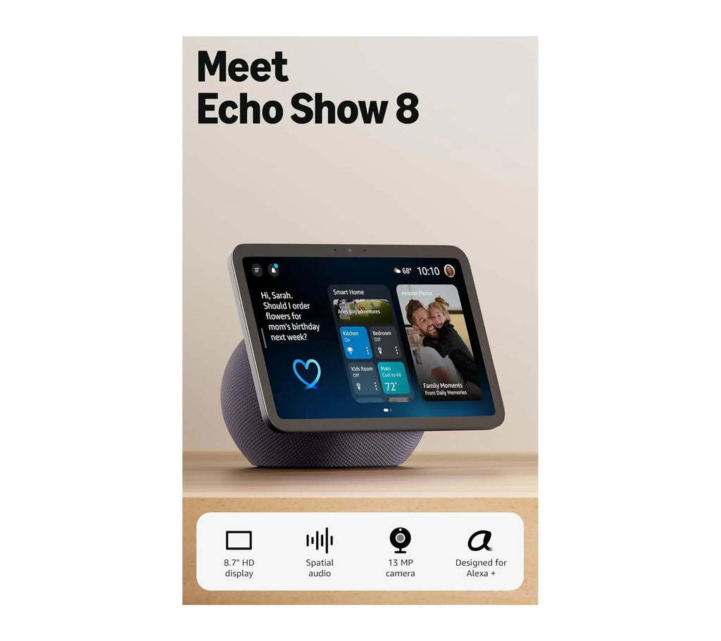 Echo Show 8 (4th Generation) | Alexa Smart Display & All-in-One Home Hub