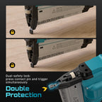 Cordless 2-in-1 Brad Nailer/Staple Gun – 21V