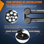 29.5" 56LED Magnetic Roof Top Strobe Light Bar – 12V-24V High-Visibility Warning Light for Work Vehicles