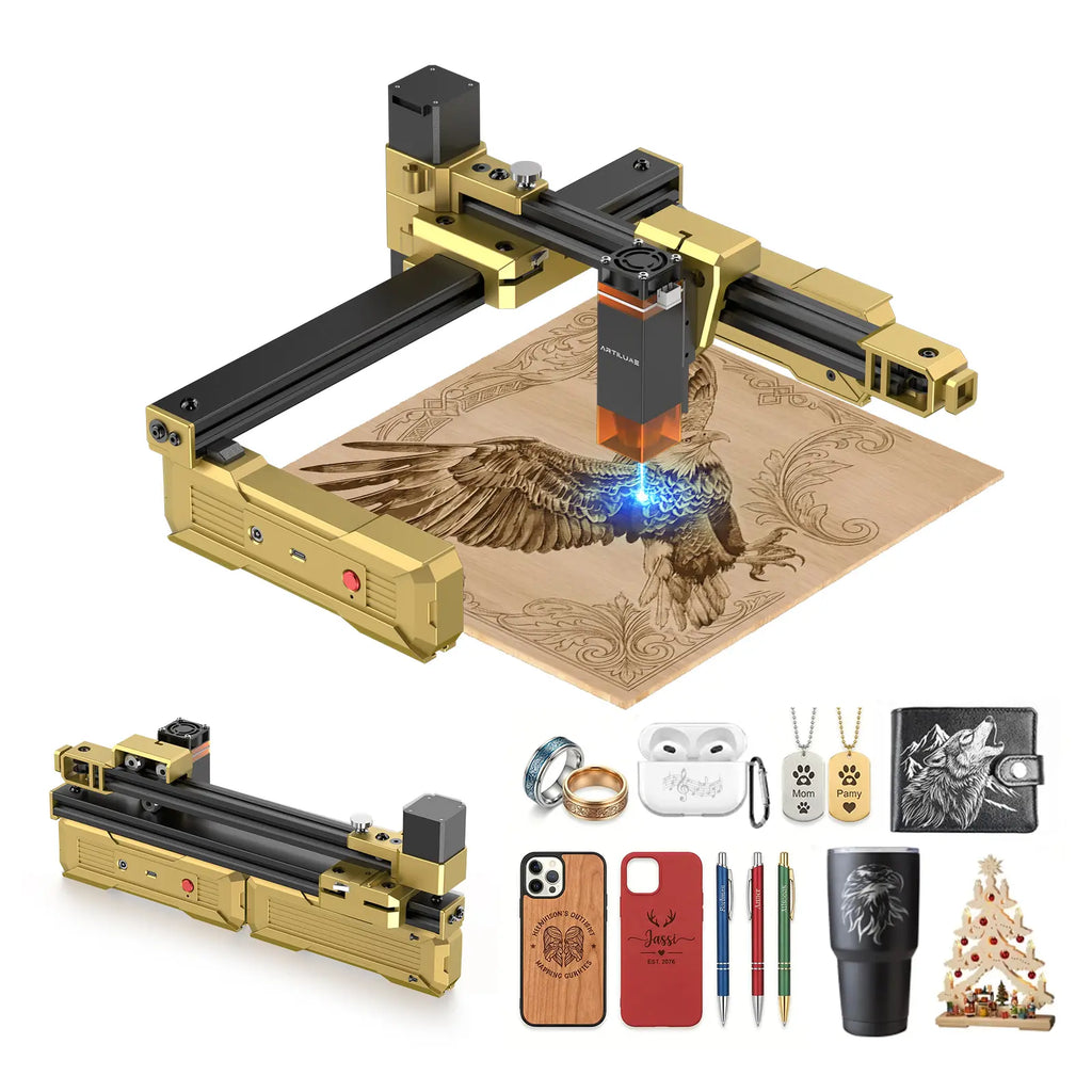 Portable Laser Engraver for Beginners - Foldable & High Precision