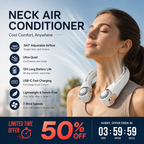 🌀 LIMITED-TIME 49% OFF! 💥 360° Rotating Neck Fan – Ultra Quiet, 3 Speeds, Hands-Free, Long Battery ✨