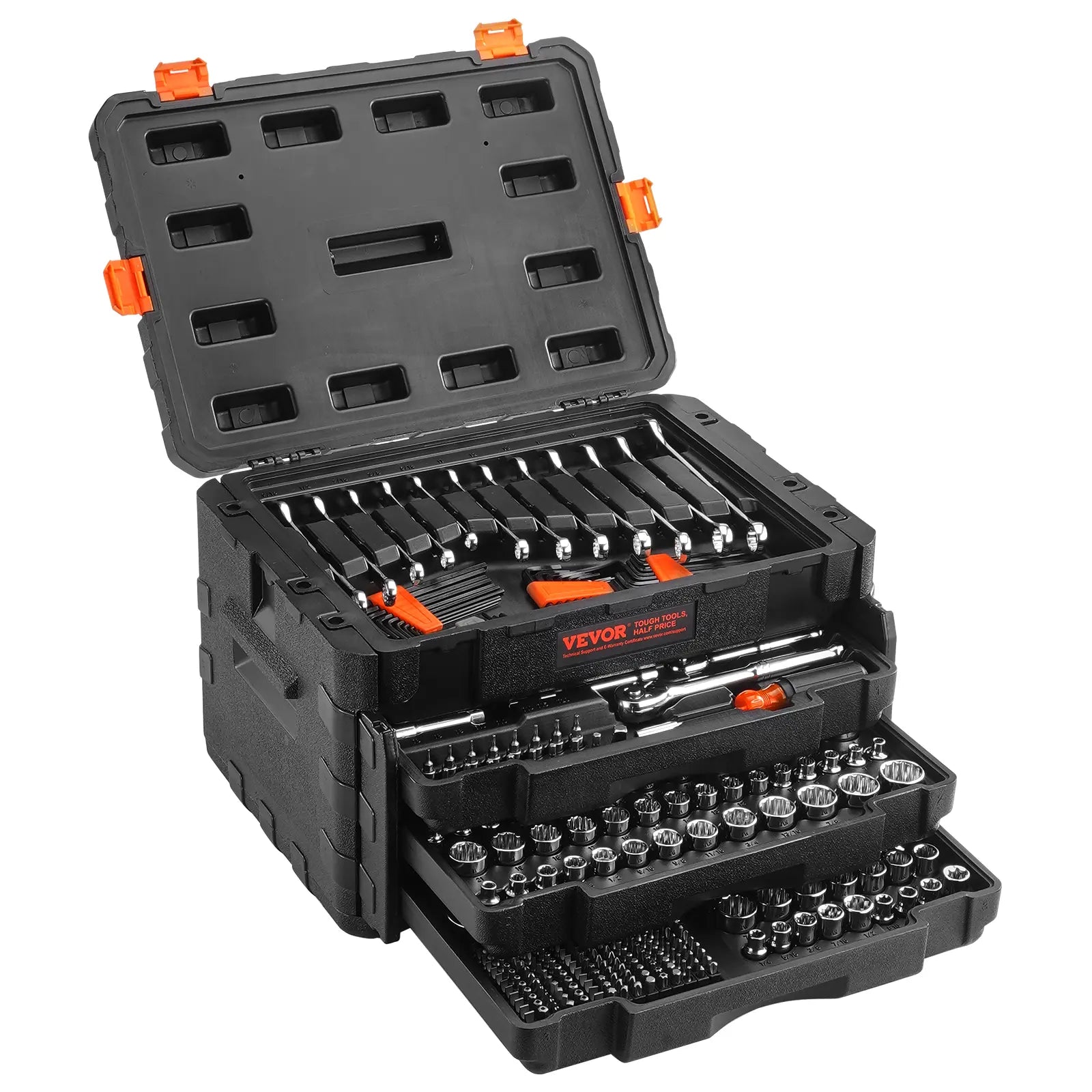 450 Pcs Mechanics Tool Set with Storage Case