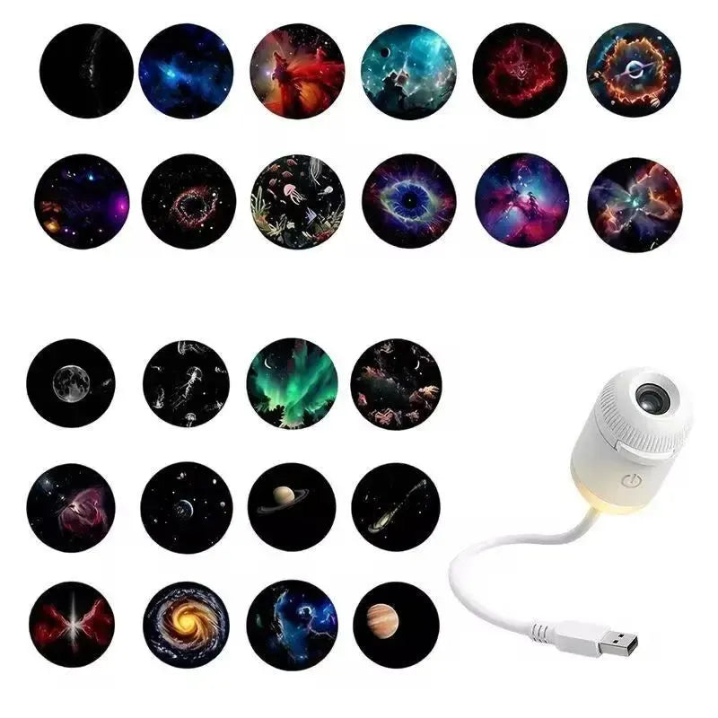 24-in-1 Star Projector Lamp | Ambient Night Light for Bedroom and Ceiling