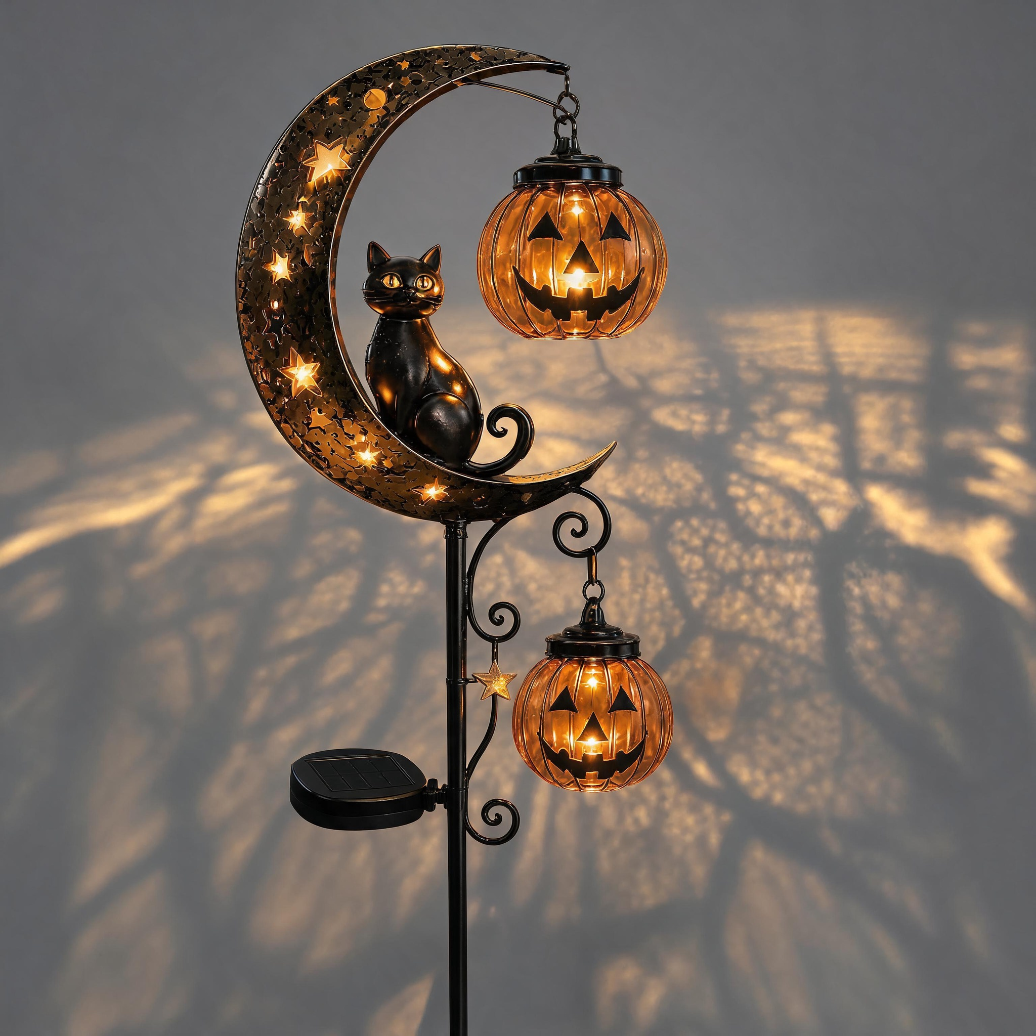 🎃Halloween Early Bird Special Sale 49% OFF-Pumpkin Moon Garden Stake Light