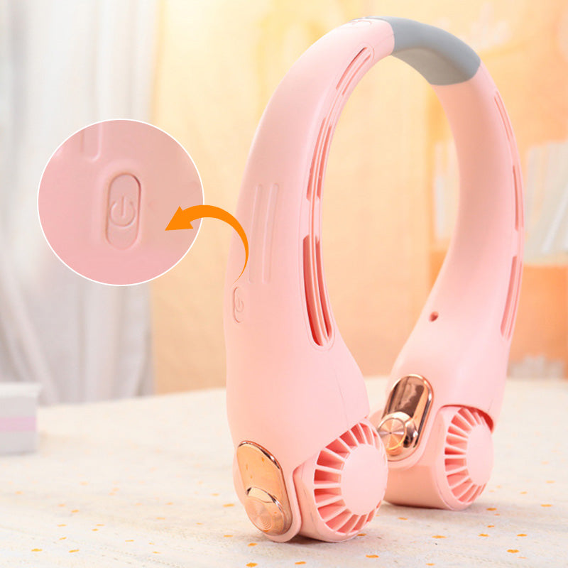 🌀 LIMITED-TIME 49% OFF! 💥 360° Rotating Neck Fan – Ultra Quiet, 3 Speeds, Hands-Free, Long Battery ✨