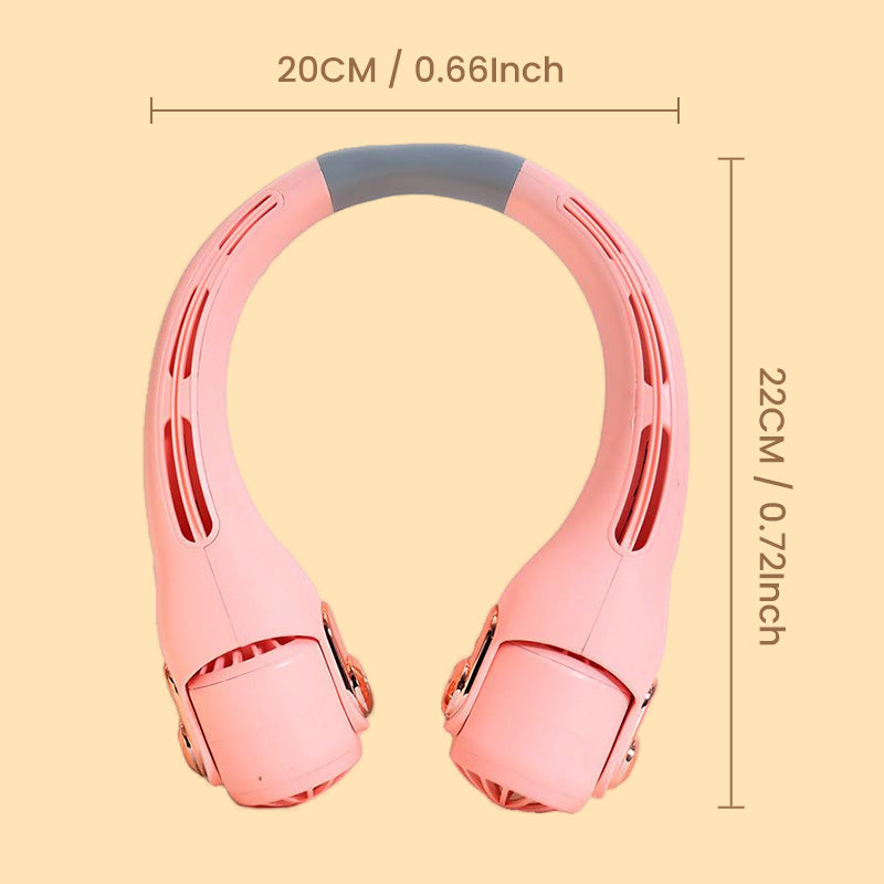 🌀 LIMITED-TIME 49% OFF! 💥 360° Rotating Neck Fan – Ultra Quiet, 3 Speeds, Hands-Free, Long Battery ✨